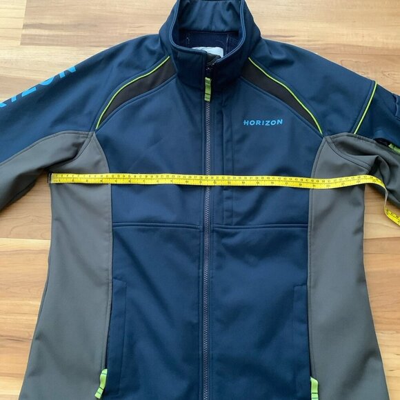 Alaska By Luly Yang Soft Shell Jacket Men’s M Oeko-Tex Horizon Full Zip Blue - Picture 3 of 11